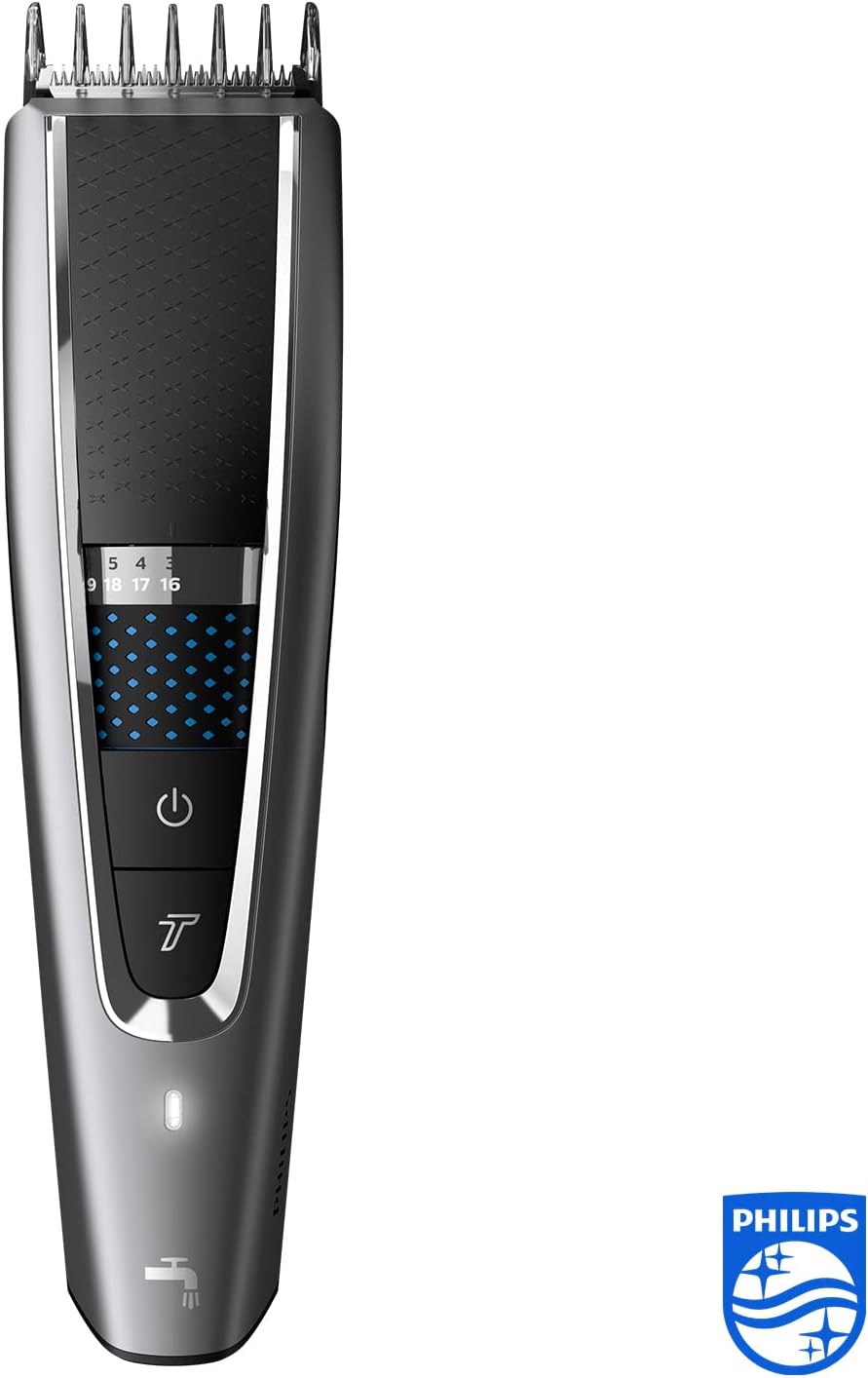 Máquina de Cortar Cabelo Philips Hairclipper Series 5000 HC5650/15 28 Ajustes Autonomia 90min Lavável - Imagem 2