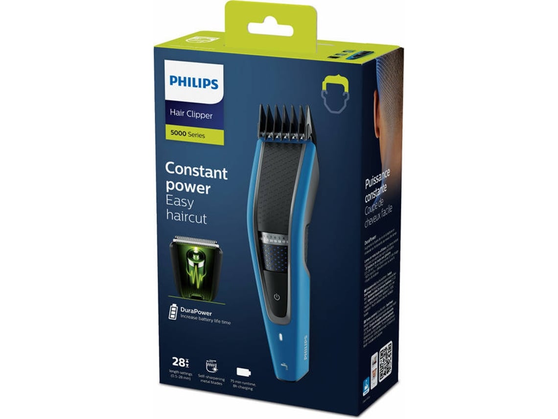 Cortador de Cabelo Philips Hairclipper Series 5000 HC5612/15 com Bateria/ com Cabo/ 3 Acessórios - Imagem 5