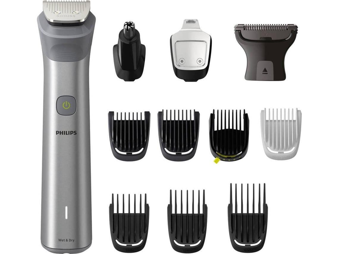 Aparador de Pelo Multigroom Série 5000 Philips MG5940 com Bateria/ 12 Acessórios