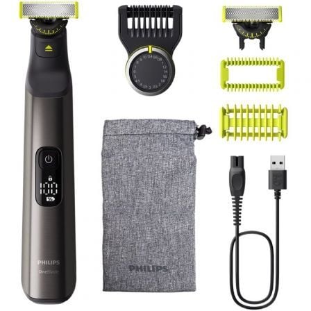 Aparador de Barba Philips OneBlade Pro 360 QP6552/15 com 14 Definições de Comprimento e 5 Acessórios