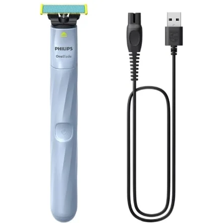 Corta-barbas Philips OneBlade QP1324/20 Recarregável 30 min Autonomia Lâmina Antifricção Resistente à Água