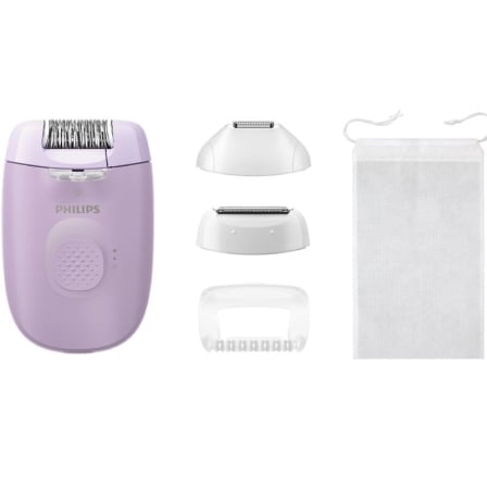 Depiladora Philips Series 4000 BRE257 com Bateria Recarregável 4 Acessórios e Luz LED