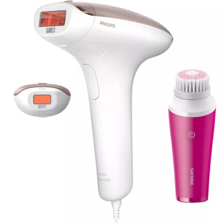 Depiladora IPL Philips Lumea Série 7000 com 2 Acessórios Rosto e Corpo 5 Níveis de Intensidade e Sensor Tom de Pele