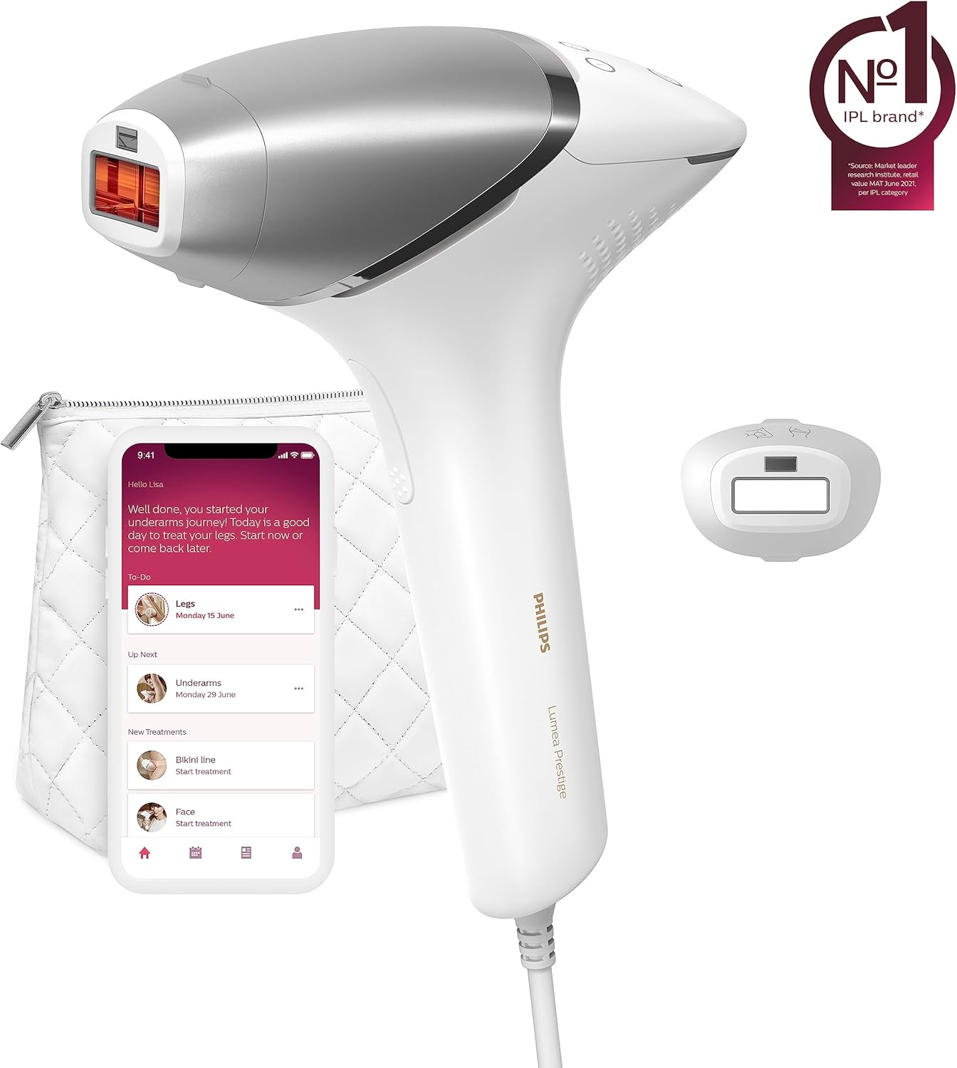 Depiladora IPL Philips Lumea Série 8000 Prestige com Fio e 3 Acessórios - Imagem 4