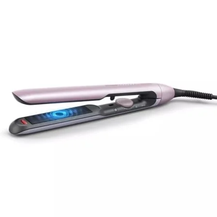Alisador de Cabelo Philips 5000 Series BHS530 Tecnologia ThermoShield Placas Cerâmicas Iónico Rosa