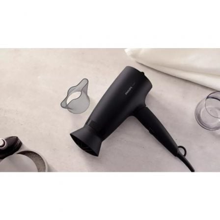Secador de Cabelo Philips 3000 Series BHD308/10 1600W Pega Dobrável ThermoProtect Preto - Imagem 5