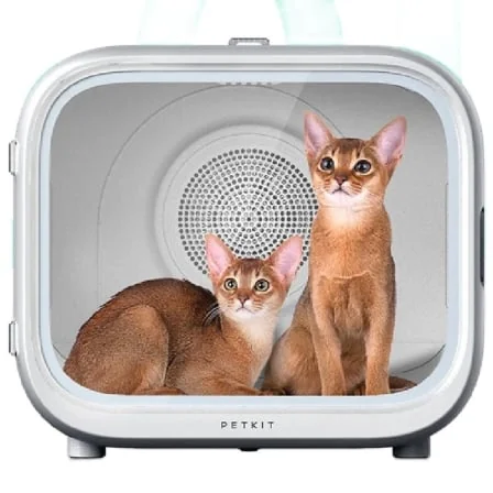 Cabina de Secagem Automática PetKit Airsalon Max 60L Silenciosa 42dB Controlo App para Animais de Estimação - Imagem 2