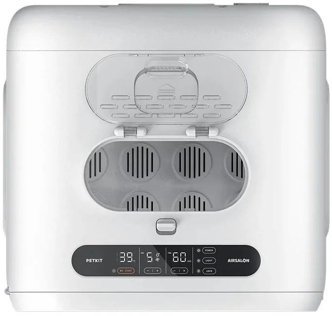 Cabina de Secagem Automática PETKIT Airsalon Max Pro 60L Controlo App Iões de Prata e 360° Airflow - Imagem 4