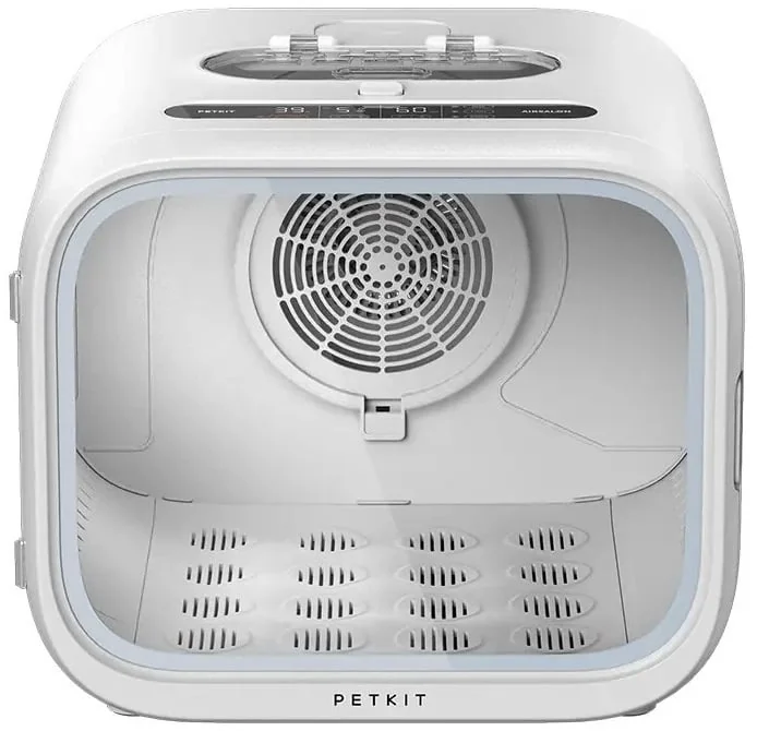 Cabina de Secagem Automática PETKIT Airsalon Max Pro 60L Controlo App Iões de Prata e 360° Airflow