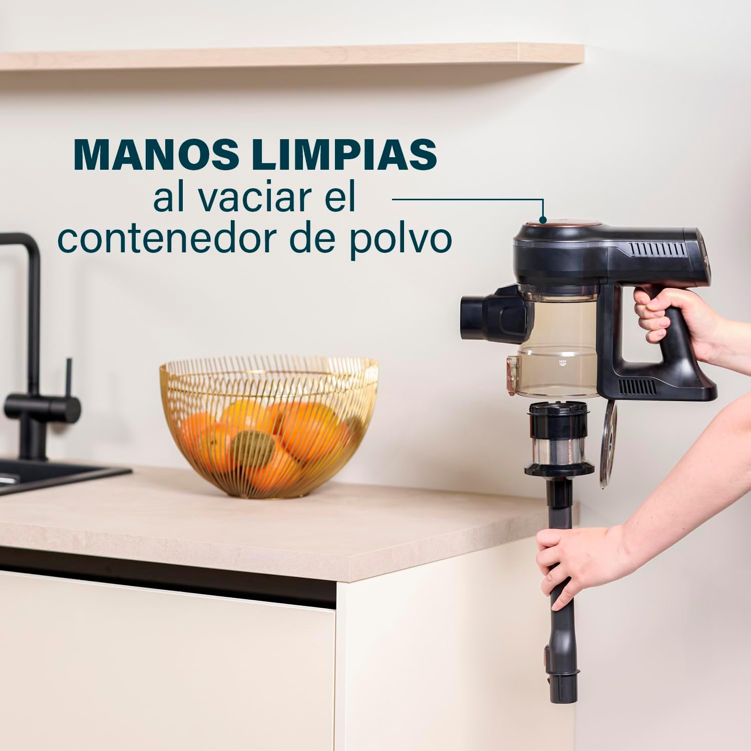 Aspirador Vertical com bateria Princess 339390/ 220W/ Autonomia 30 Min - Imagem 7