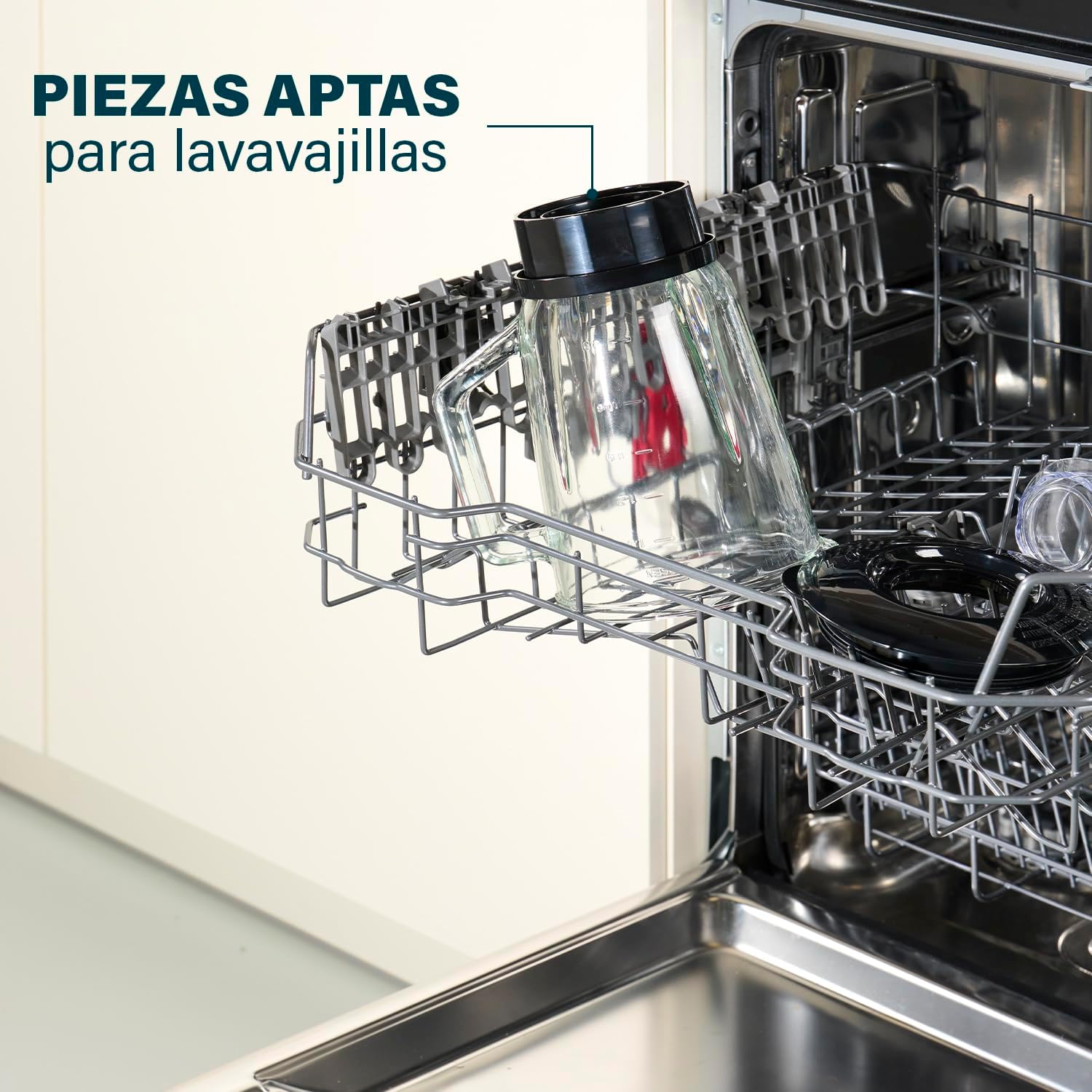 Liquidificadora Princess 212091 1000W 1.5L 4 Velocidades Jarro de Vidro Inox - Imagem 6