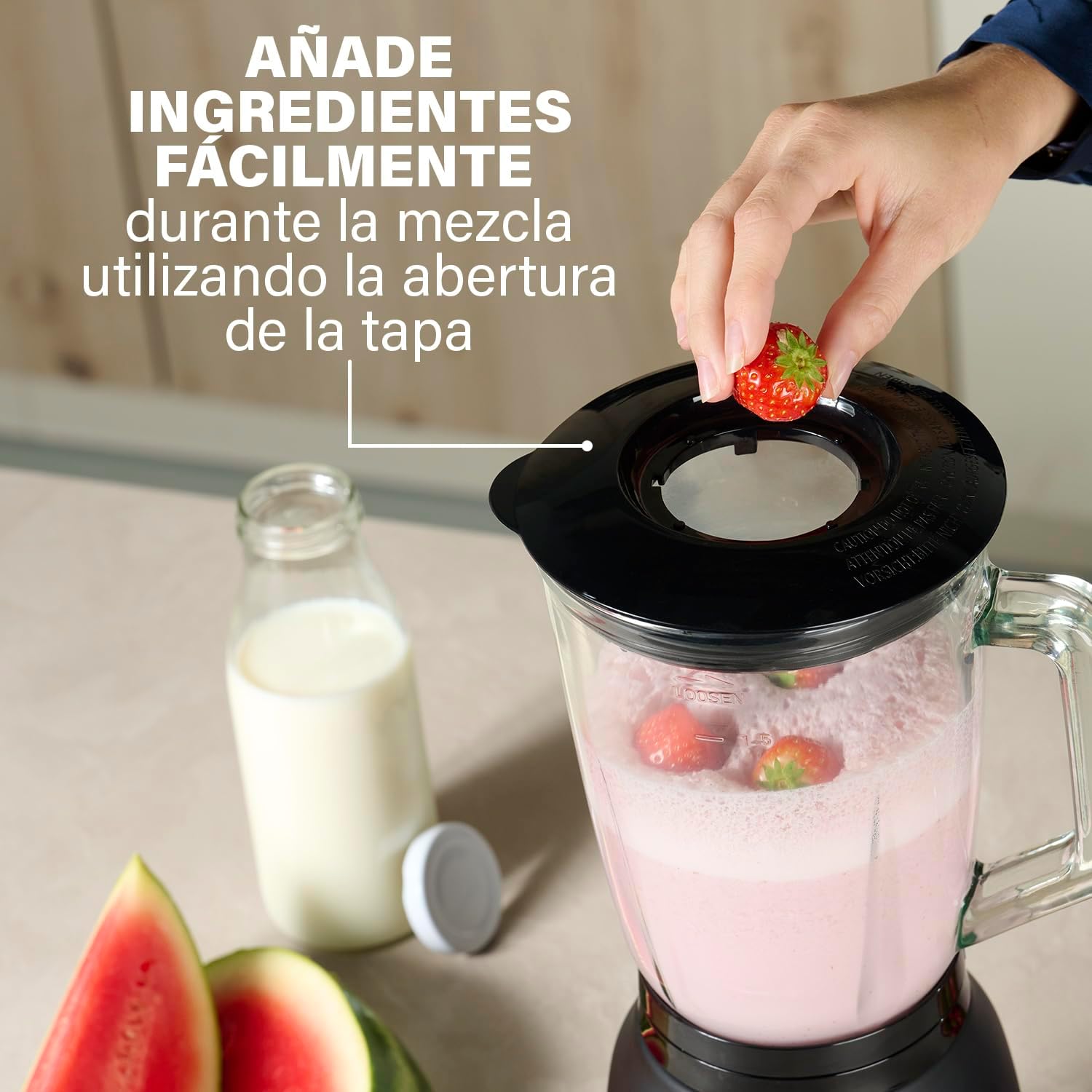 Batedeira de copo Princess Black Steel 212092/ 1000W/ 4 Velocidades/ Capacidade 1.5L - Imagem 5