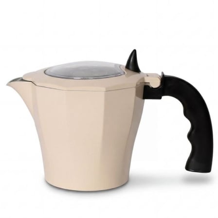 Cafeteira Italiana Elétrica Princess 249431 480W 6 Chávenas 0.3L Alumínio Bege - Imagem 3