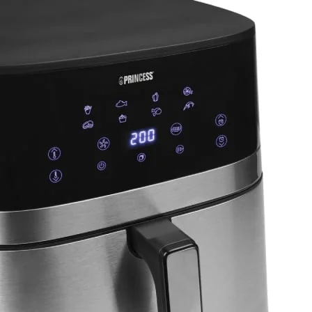Fritadeira a Ar Princess DualHeat 182474 2300W 7L com 12 Programas e Aquecimento Duplo Preto Mate - Imagem 3