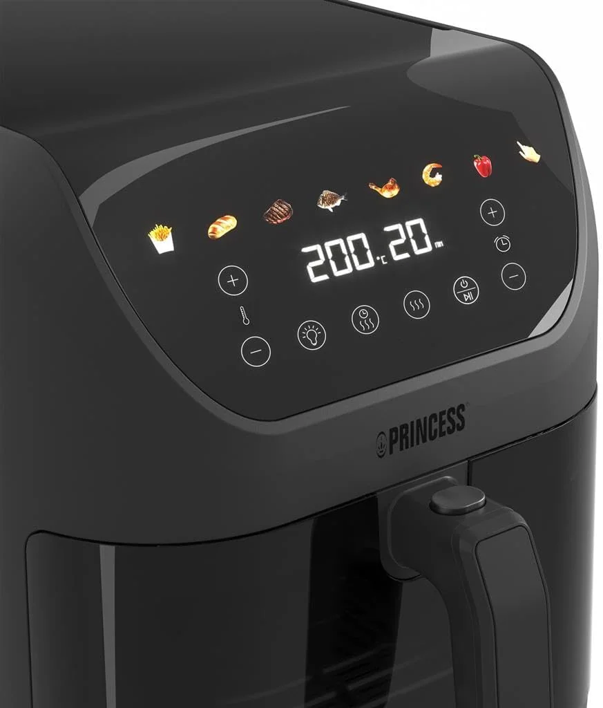 Fritadeira sem Óleo Princess SlimFry 182476 8L 2000W com Janela de Visualização e Visor Digital - Imagem 4