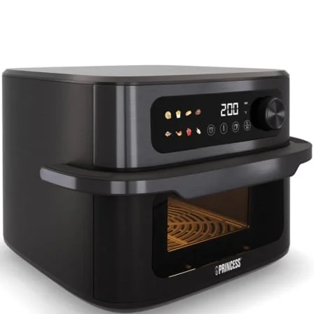 Fritadeira sem Óleo Princess MaxiCrisp 182480 Airfryer 10L 1700W Painel Digital 8 Programas Preto Mate