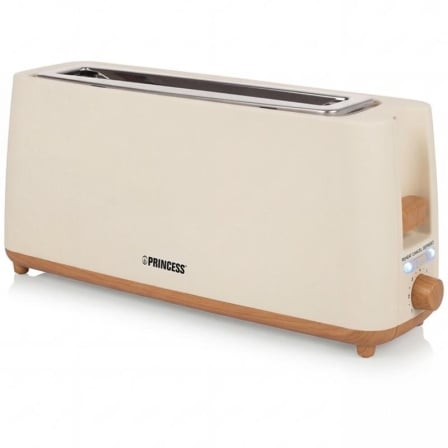 Tostadeira Princess 142410 Ranhura Larga 900W 7 Níveis de Tostagem Bege