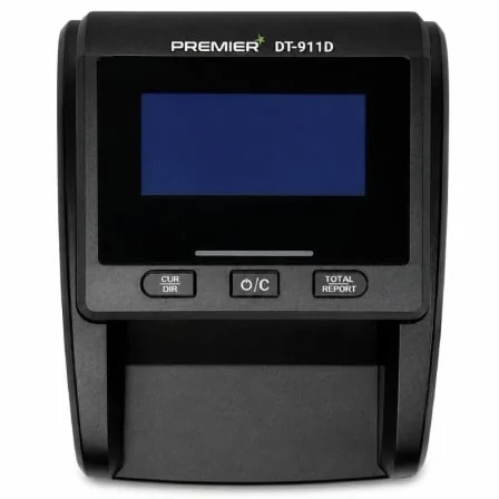 Detector de Notas Falsas PREMIER DT-911 D EUR Deteção Automática MT/MG/IR/2D LCD 2.8" Preto - Imagem 2