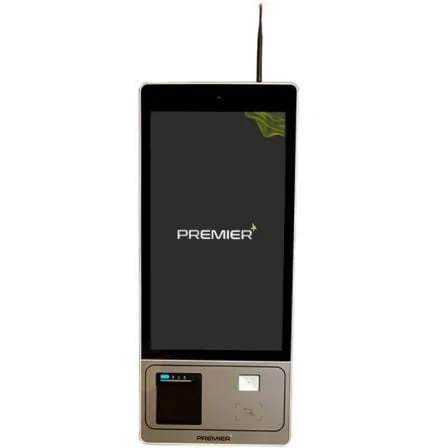 Kiosk TPV Premier 27" Táctil Full HD Intel N97 8GB 128GB SSD Impressora Leitor 2D NFC Windows 11 IoT Prateado - Imagem 1