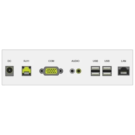 Quiosque TPV Premier Kiosk 27 W 27" Tátil Intel N97 8GB 128GB SSD Impressora Térmica NFC Prateado - Imagem 3