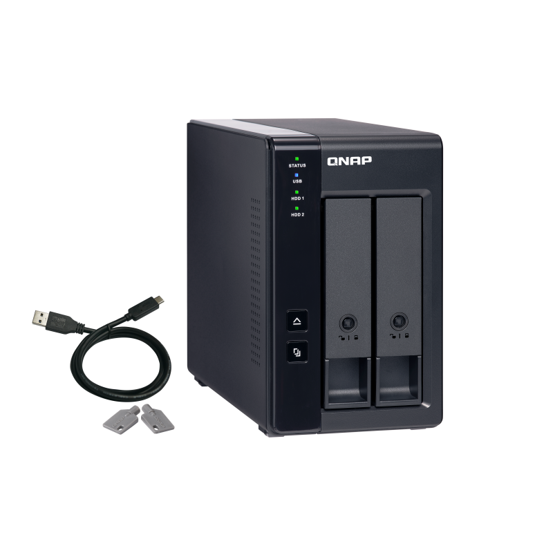 DAS QNAP TR-002/ 2 Baías 3.5"- 2.5"/ Formato Torre - Imagem 3