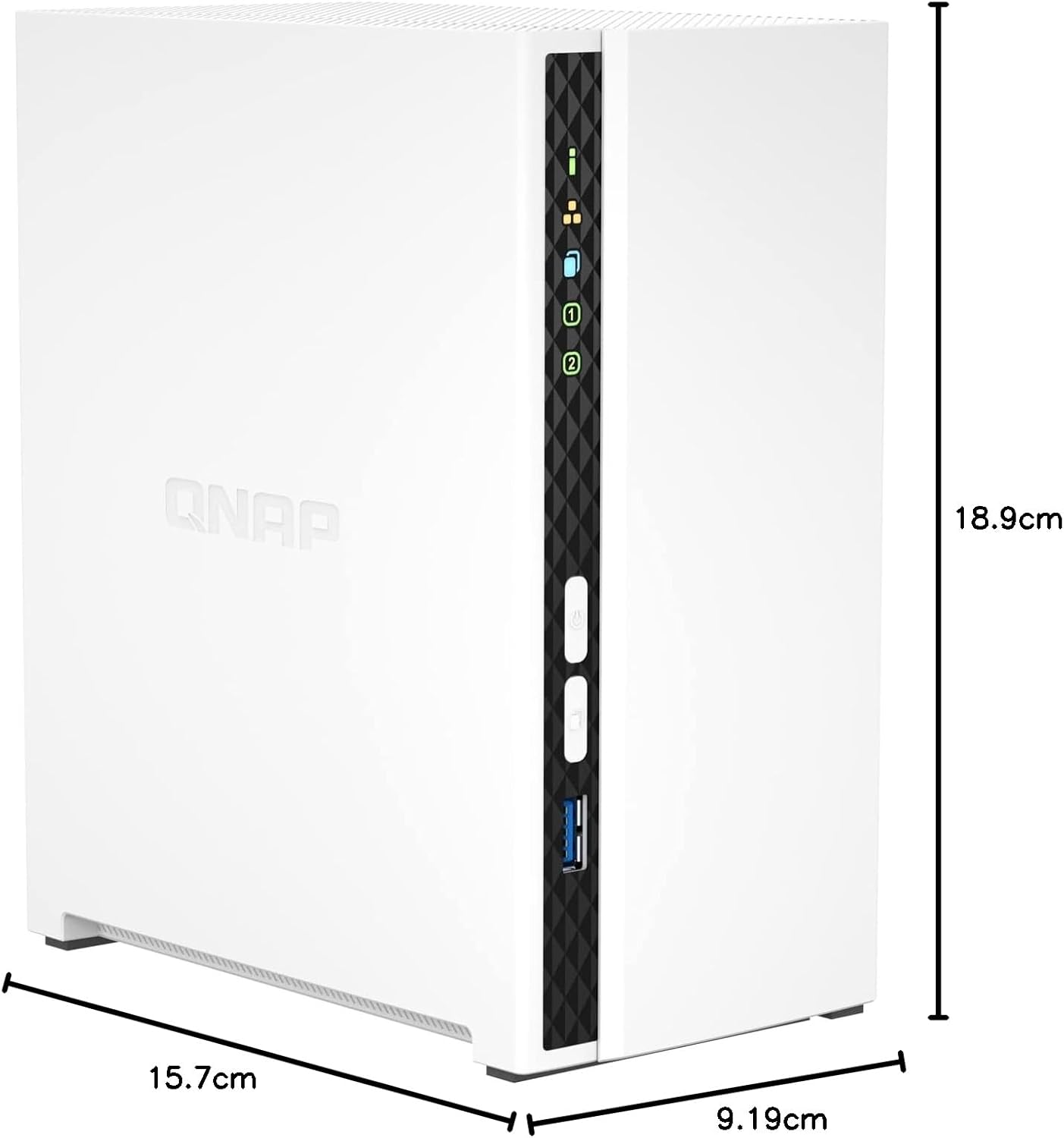 NAS QNAP TS-233/ 2 Baías 3.5"- 2.5"/ 2GB DDR4/ Formato Torre - Imagem 6