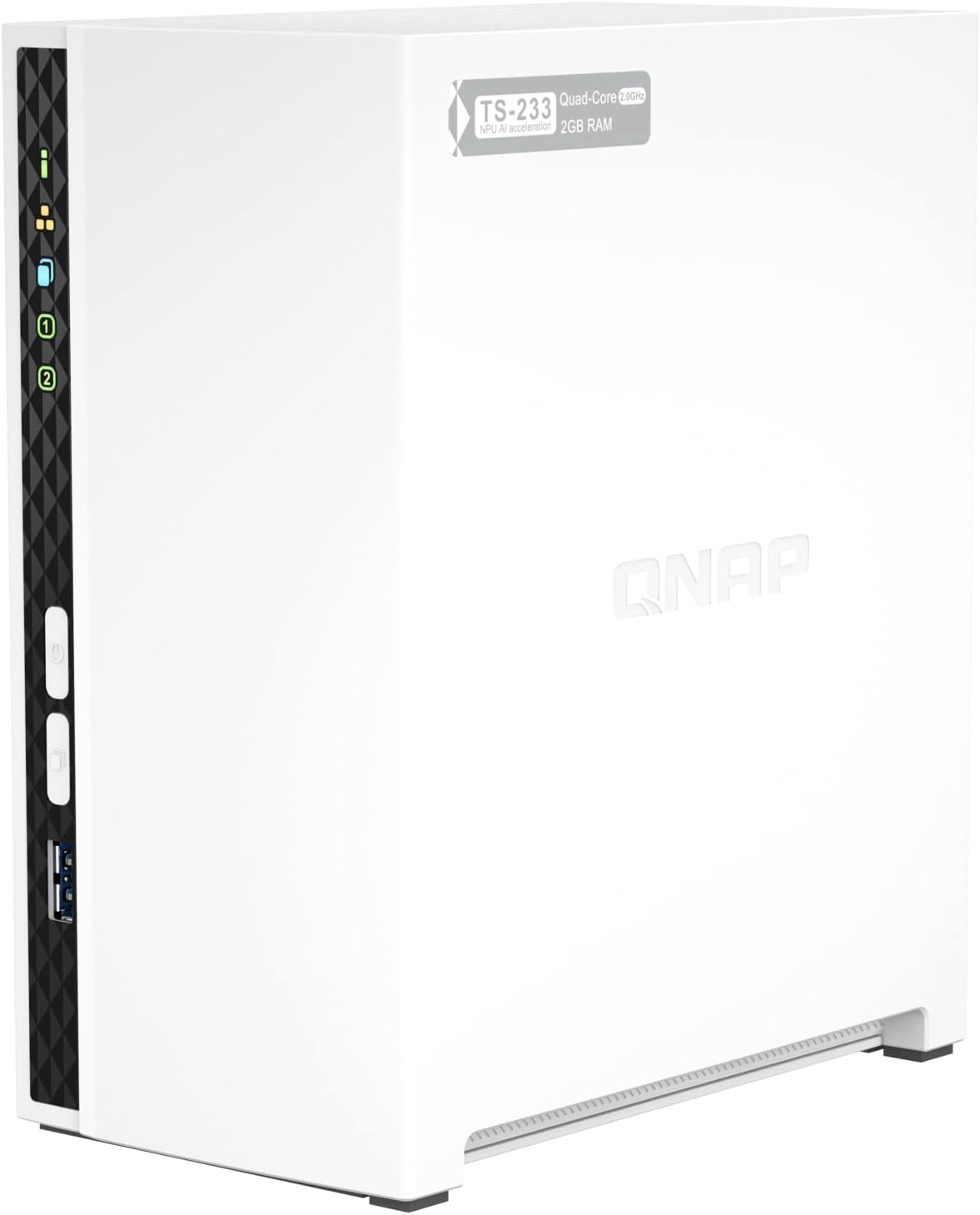 NAS QNAP TS-233/ 2 Baías 3.5"- 2.5"/ 2GB DDR4/ Formato Torre - Imagem 4