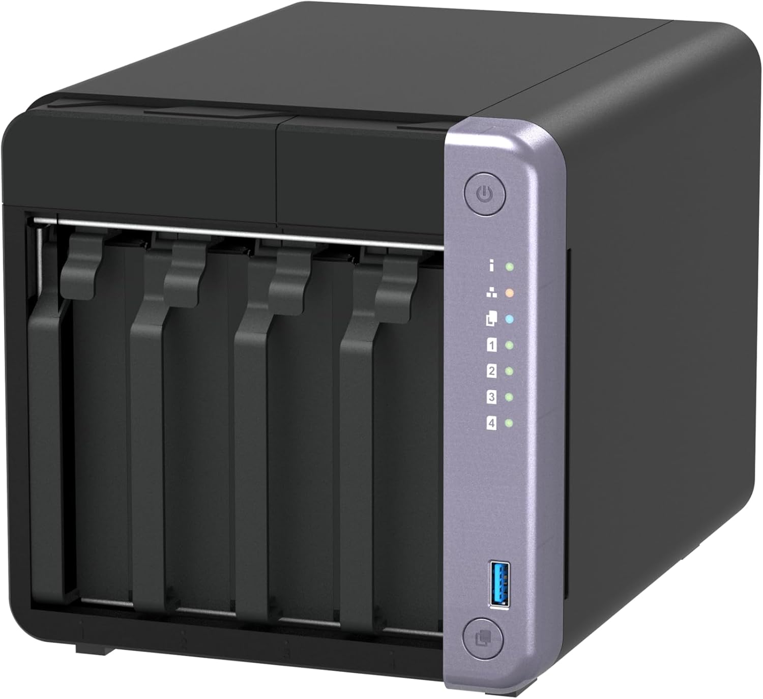 NAS QNAP TS-432X 4 Baías 3.5"/2.5" Quad-Core 2.0GHz 4GB RAM 10GbE SFP+ 2.5GbE Formato Torre - Imagem 7