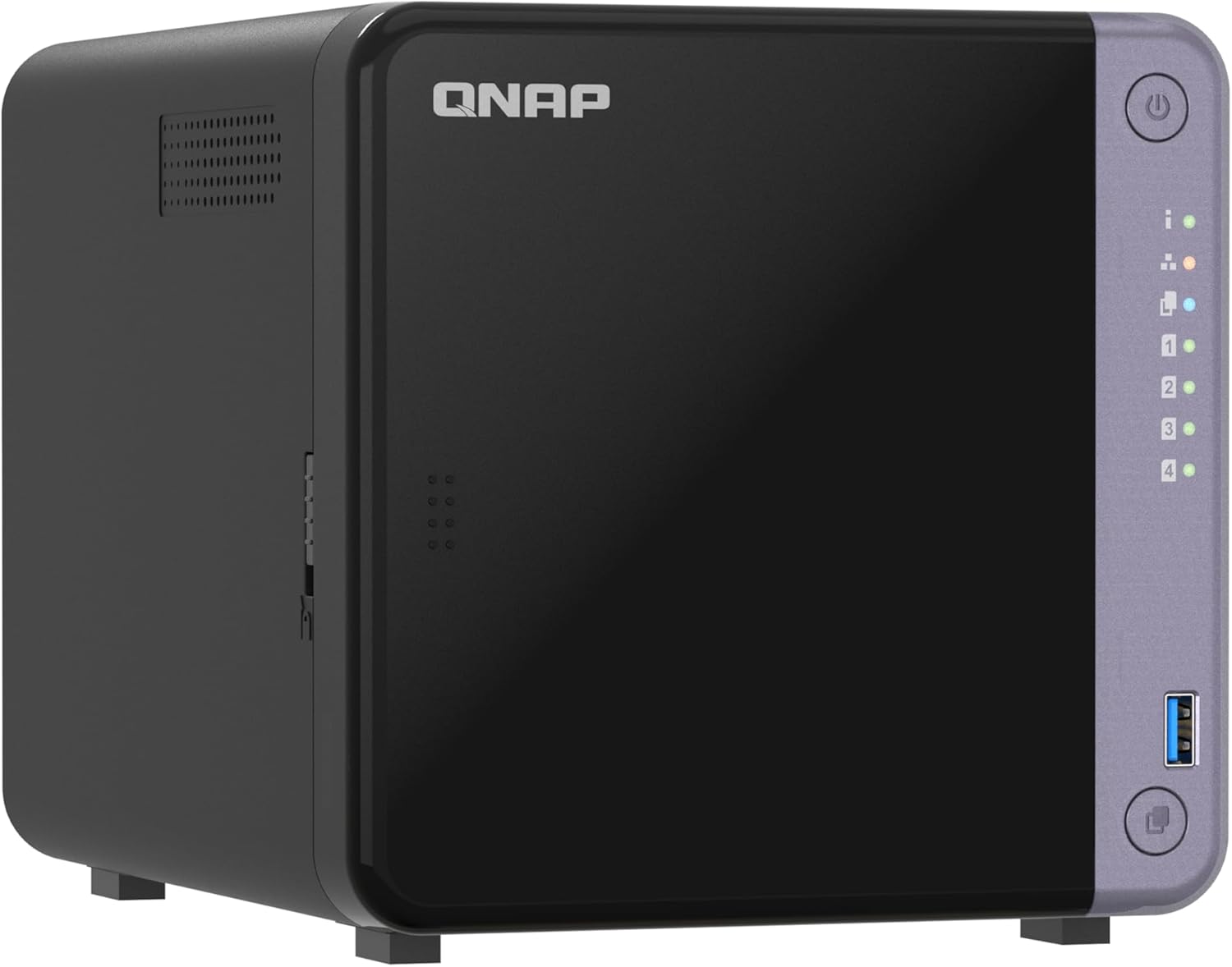NAS QNAP TS-432X 4 Baías 3.5"/2.5" Quad-Core 2.0GHz 4GB RAM 10GbE SFP+ 2.5GbE Formato Torre - Imagem 2