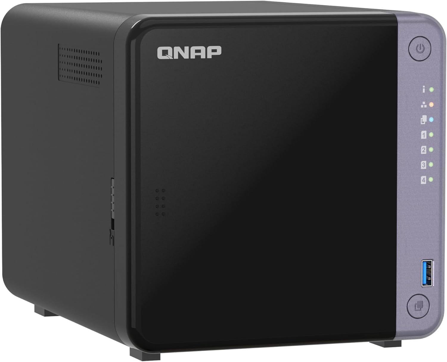 NAS QNAP TS-432X 4 Baías 3.5"/2.5" Quad-Core 2.0GHz 4GB RAM 10GbE SFP+ 2.5GbE Formato Torre - Imagem 3