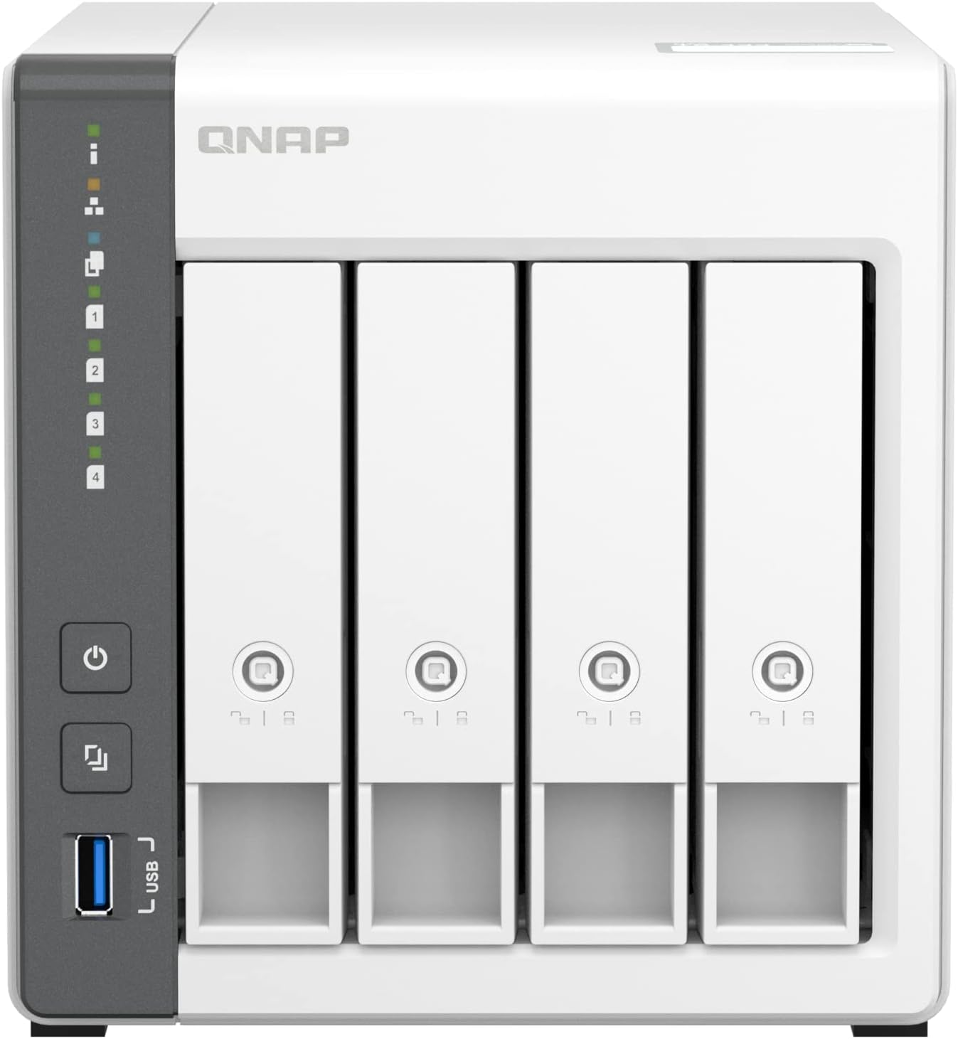NAS QNAP TS-433-4G/ 4 Baias 3.5"- 2.5"/ 4GB/ Formato Torre