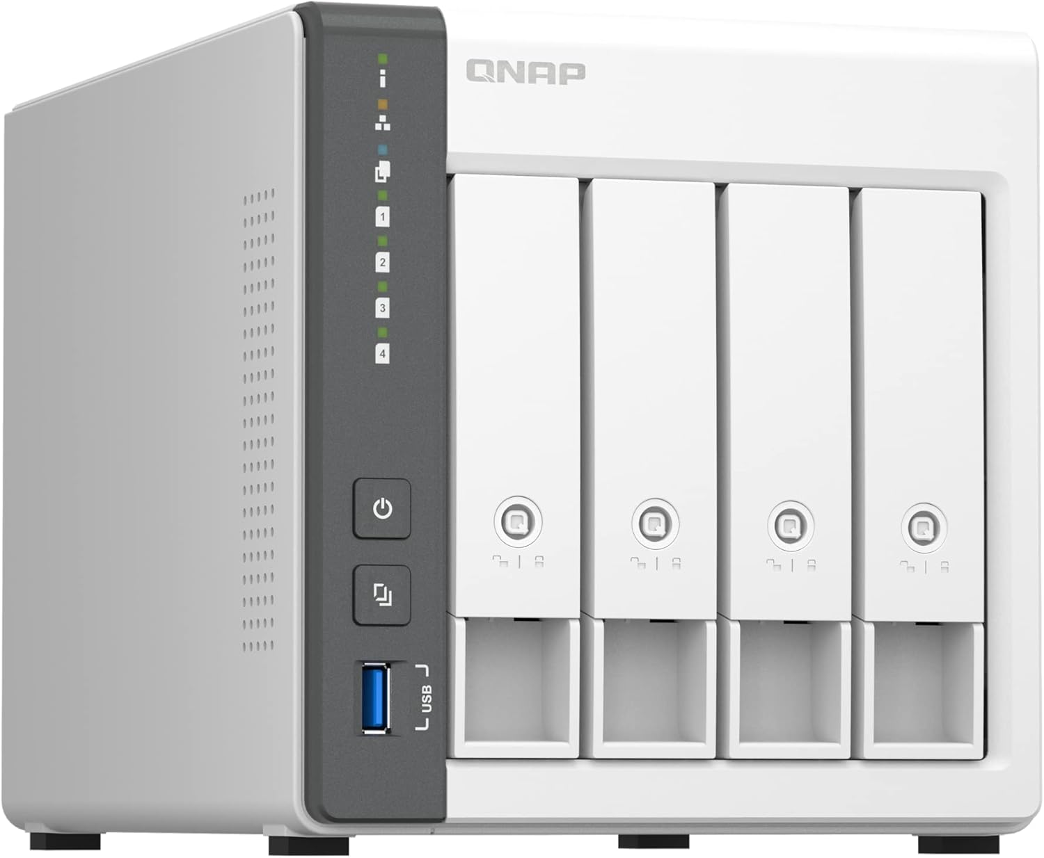 NAS QNAP TS-433-4G/ 4 Baias 3.5"- 2.5"/ 4GB/ Formato Torre - Imagem 3