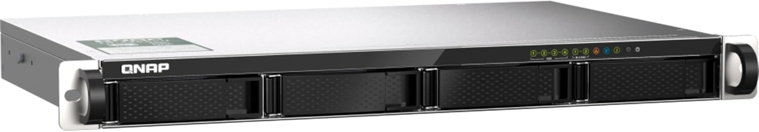 NAS QNAP TS-435XEU/ 4 Baías 3.5"- 2.5"/ 4GB DDR4/ Formato Rack 1U