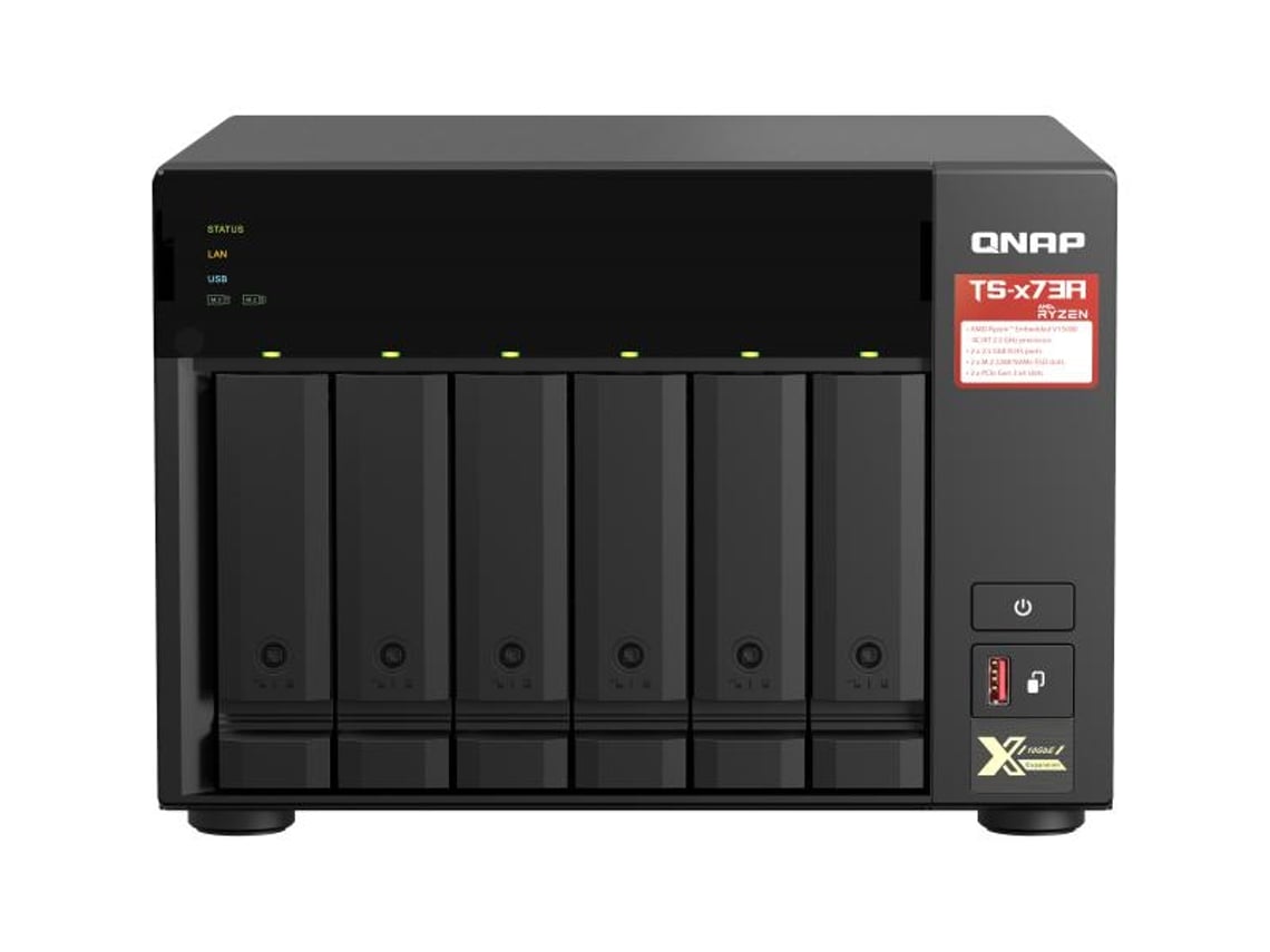 NAS QNAP TS-673A-8G/ 6 Baías 3.5"- 2.5"/ 8GB DDR4/ Formato Torre - Imagem 4