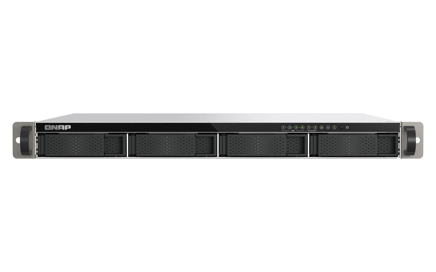 NAS QNAP TS-H665U-RP-8G Intel Quad-Core 8GB RAM 6 Baías (4x 3.5" + 2x E1.S) Rack 1U 2.5GbE Redundante