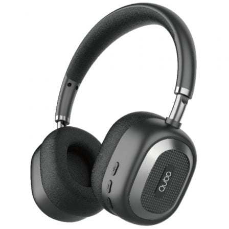 Auriculares Sem Fios Qubo HD-100/ com Microfone/ Bluetooth/ Pretos