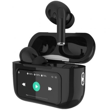 Auriculares Bluetooth Qubo TWS-400BK com estojo de carregamento/ Autonomia 4h/ Pretos - Imagem 2
