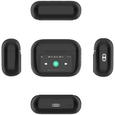 Auriculares Bluetooth Qubo TWS-400BK com estojo de carregamento/ Autonomia 4h/ Pretos - Imagem 4
