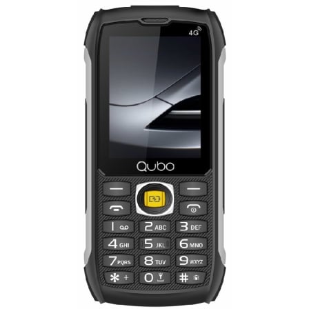 Telemóvel Rugerizado Qubo ST-002 para Idosos / Preto
