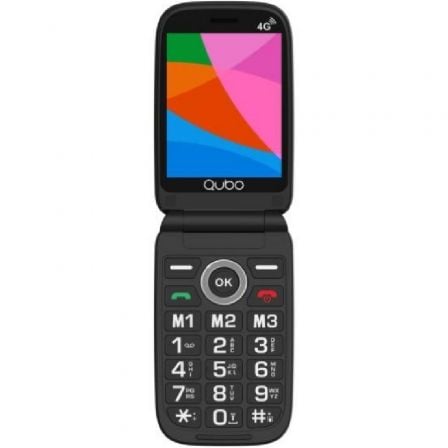 Telemóvel Qubo X-D340 4G para Idosos / Preto