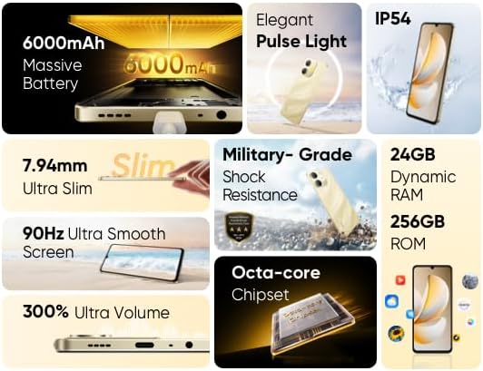 Smartphone Realme Note 70T 4GB/ 128GB/ 6.74"/ Dourado Praia - Imagem 6