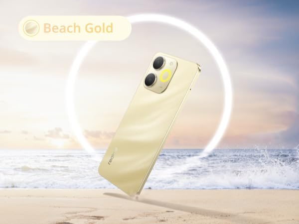 Smartphone Realme Note 70T 4GB/ 128GB/ 6.74"/ Dourado Praia - Imagem 4