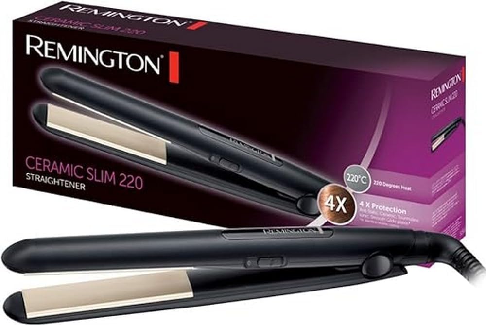 Alisador de Cabelo Remington Ceramic Slim 220 S1510/ Preto