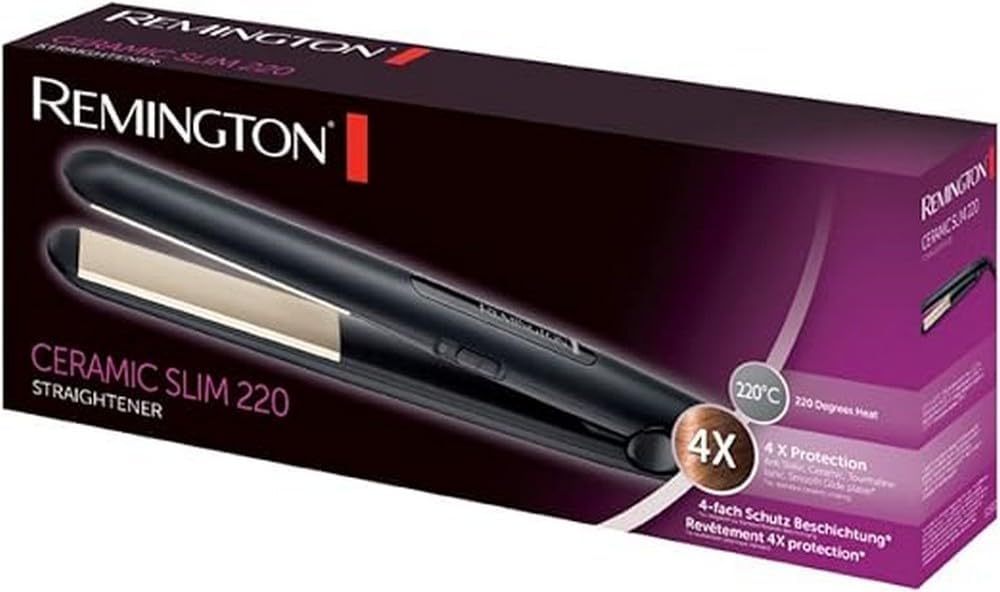 Alisador de Cabelo Remington Ceramic Slim 220 S1510/ Preto - Imagem 2