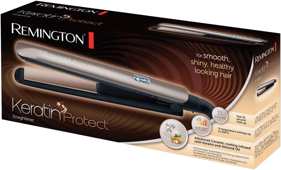 Alisador de Cabelo Remington Keratin Protect S8540/ Bronze - Imagem 2
