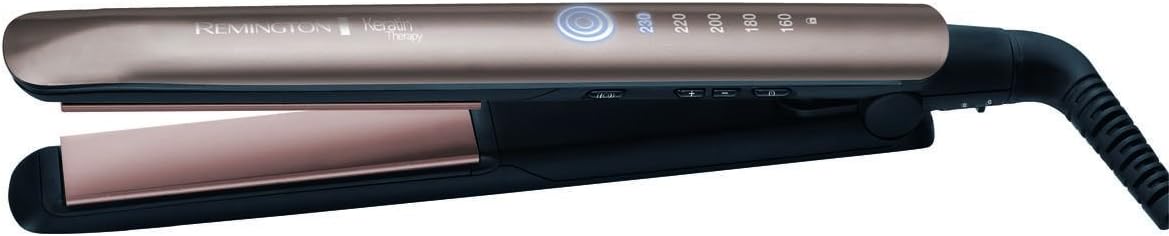 Prancha de Cabelo Remington Keratin Therapy Pro S8590/ Cinzento