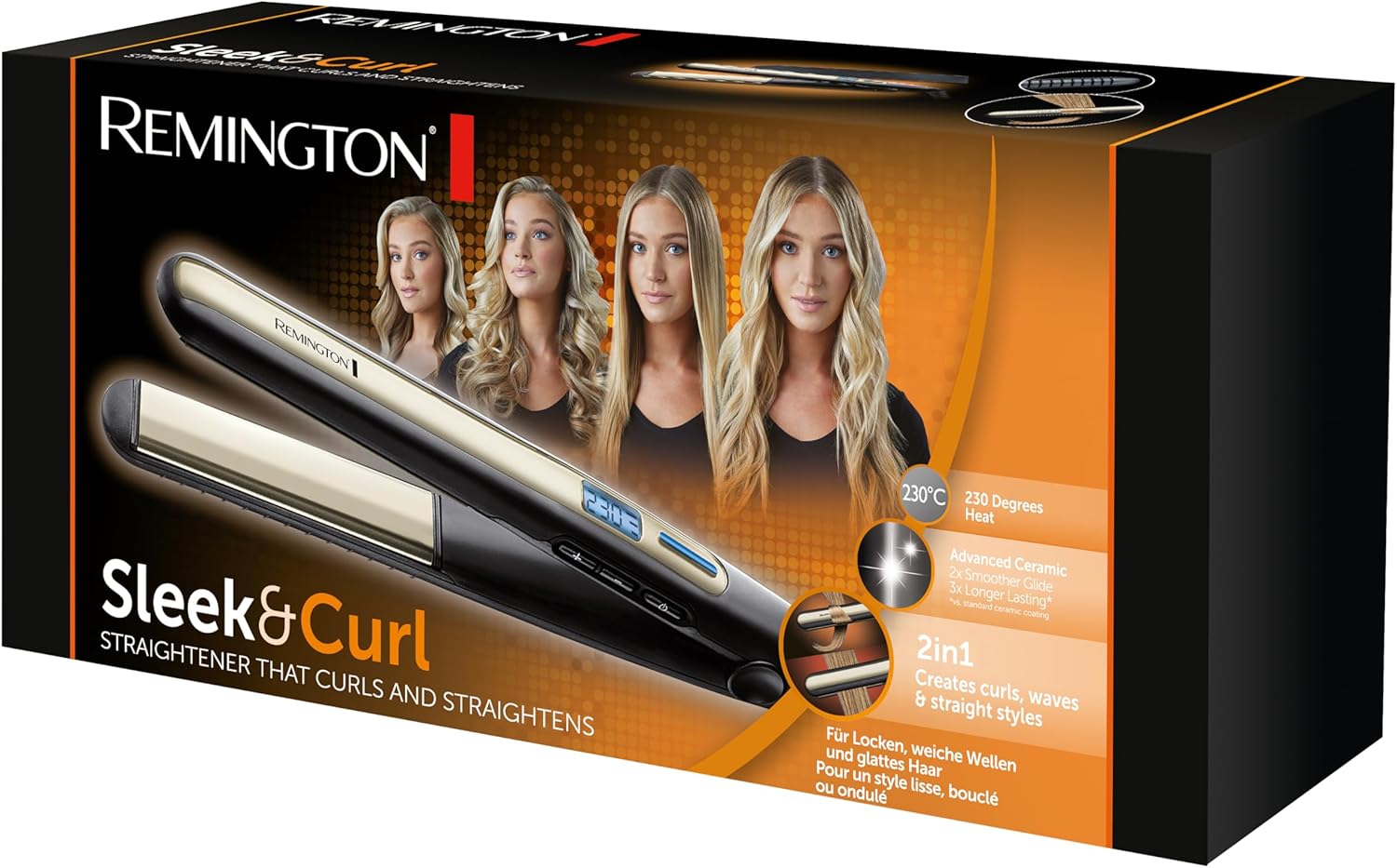 Placa para o Cabelo Remington Sleek and Curl/ Verde - Imagem 7