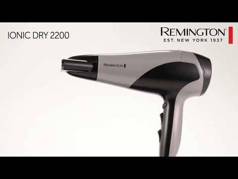 Secador Remington Ionic Dry 2200/ 2200W/ Iónico/ Preto e Cinzento - Imagem 2