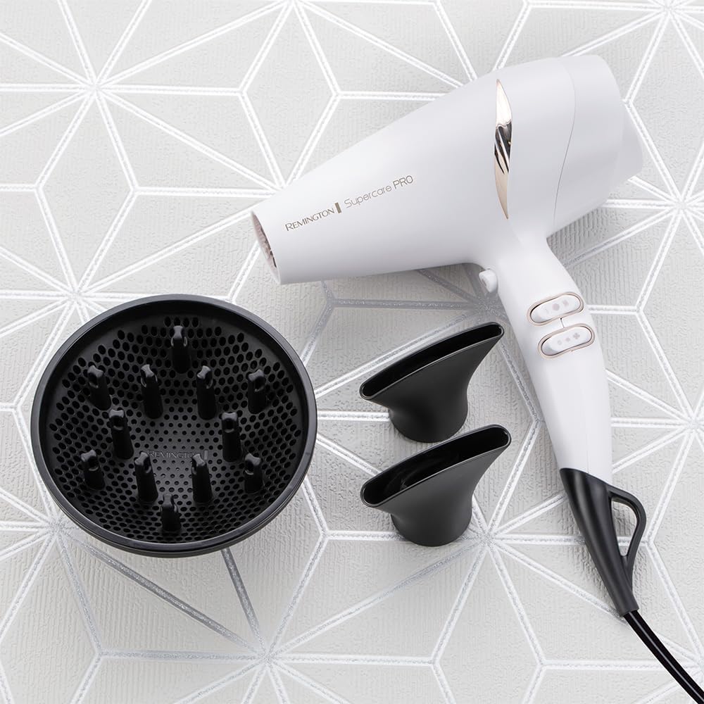 Secador Remington SuperCare Pro 2200 AC7200W/ 2200W/ Iónico/ Branco - Imagem 3