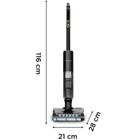 Aspirador Vertical Wet & Dry Rowenta X-Clean 7 GZ5736E0 Autonomia 50 Minutos Depósito 650ml Autolimpeza - Imagem 3